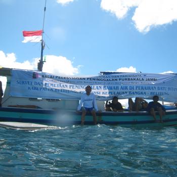 Indonesian expedition to monitor the Belitung wreck site