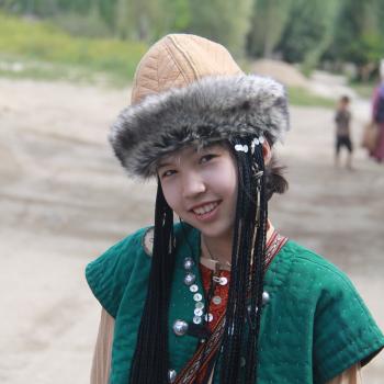 Girl in traditional clothing