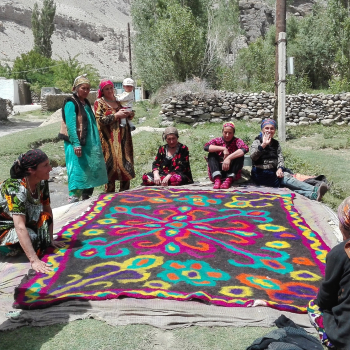 Pamiri women in the Wakhan valley